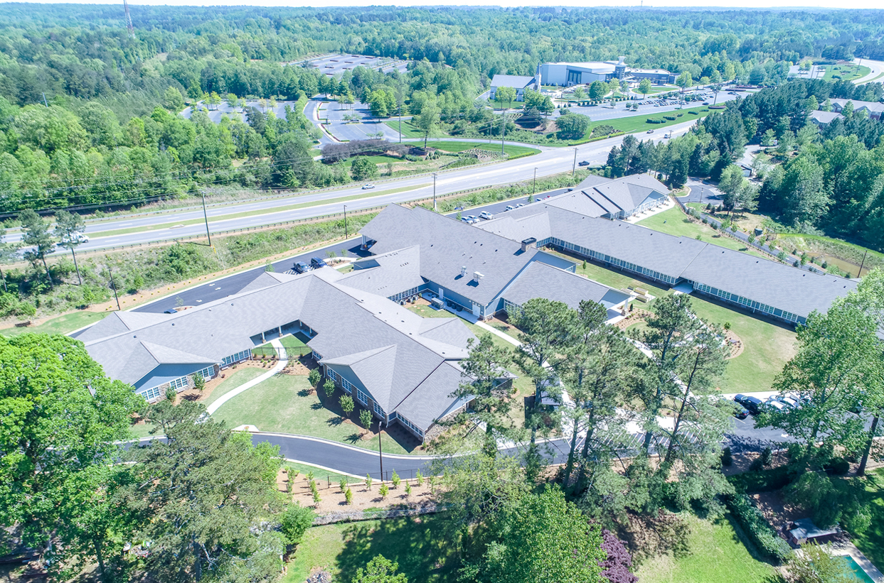 Manor Lake Gainesville - Rear Aerial Church View Manor Lake Gainesville - Rear Aerial Church View